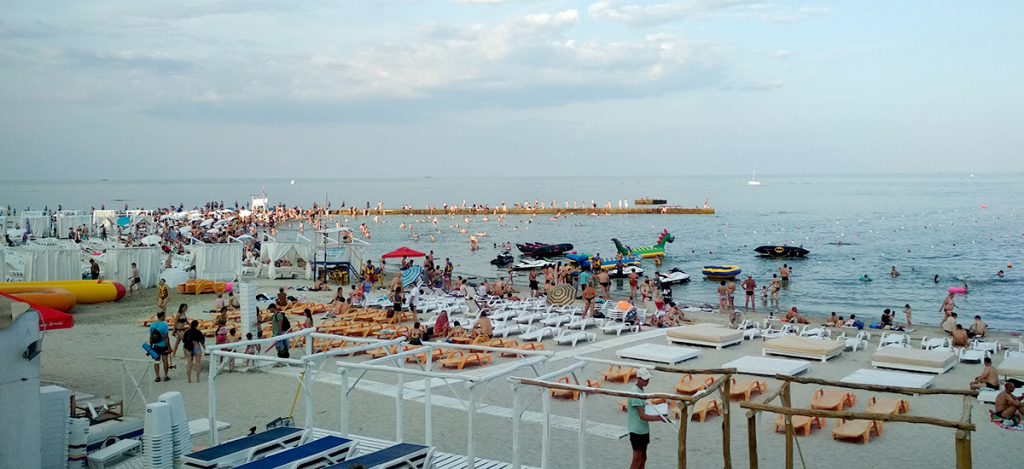 Одесса. Пляж "Черноморка"