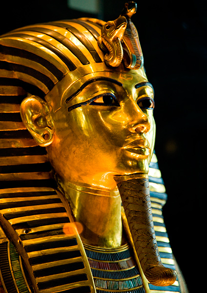 фараон Тутанхамон, музей, Каир, Египет, маска
