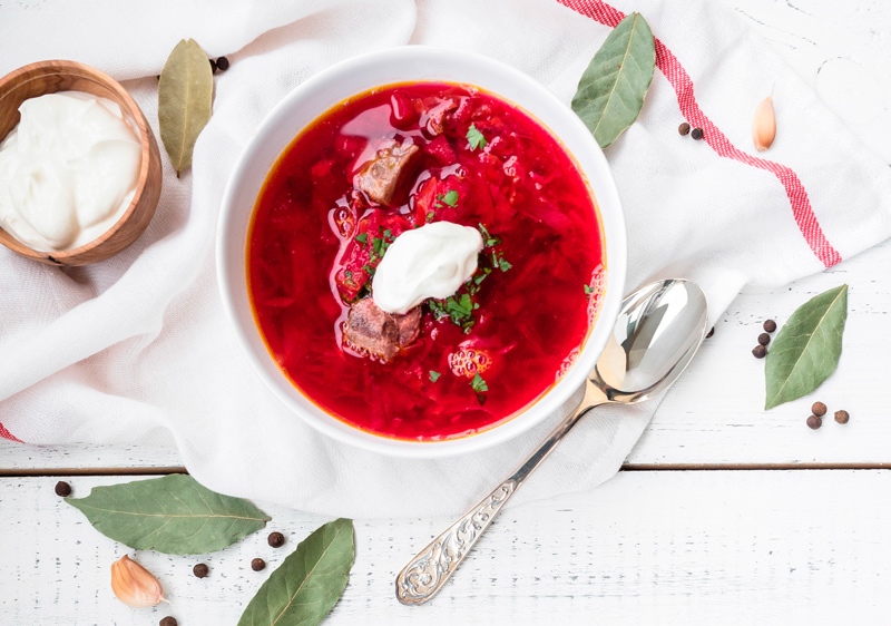 борщ, укрианская кухня, рецепт, факты, традиции, тарелка, еда,