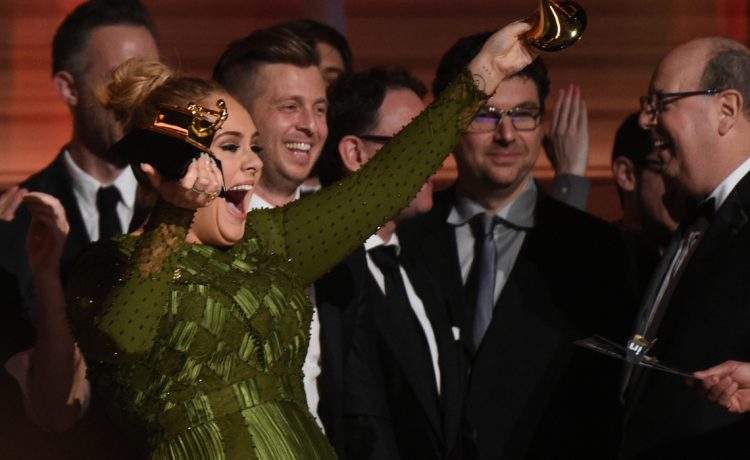 Adele the 59th Annual Grammy music Awards