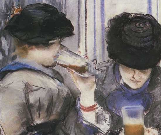 Эдуард Мане Две пьющие женщины в Бок 1878