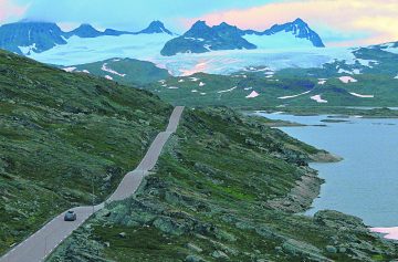 автопутешествие, Норвегия, пейзажная дорога