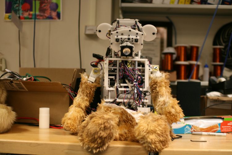 Робот в медведе, робот-игрушка