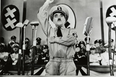 Чаплин в роли Гитлера