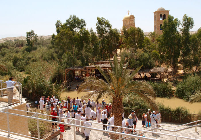 Израиль, Купальня в Каср эль Яхуд, место крещения Иисуса