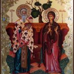 Фишки дня — 2 октября, Священномученика Киприана и мученицы Иустины, икона, религия, православие, православный календарь