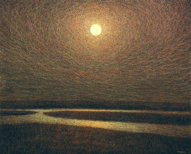 Иван Марчук, картины, полная луна
