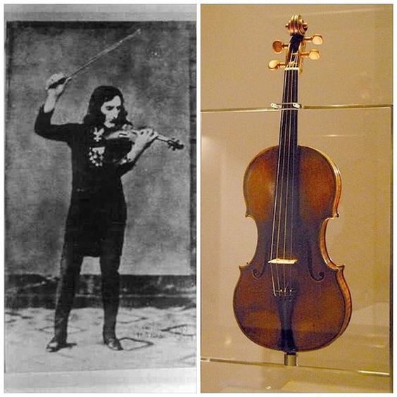 Паганини, Вдова Паганини, скрипка Паганини, фото Паганини