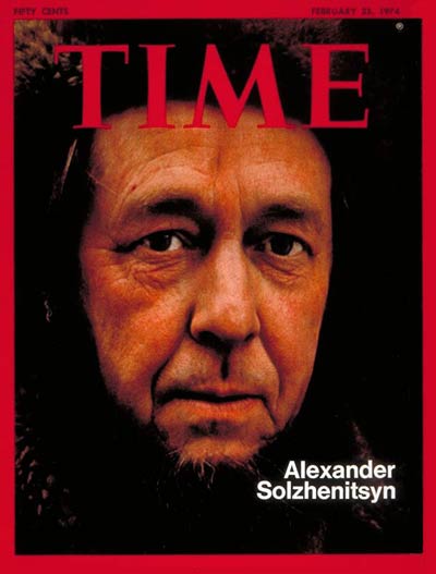 Солженицын на обложке журнала "TIME" 