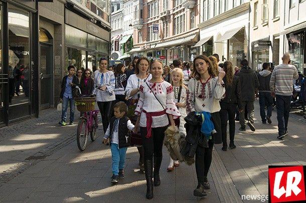 марш вышиванок Дания, украинцы в мире