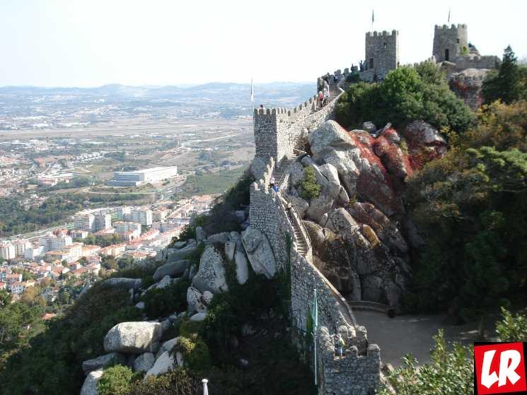 Синтра, крепость Мавров, путешествие в Португалию