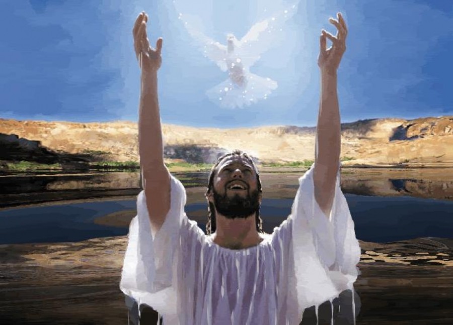 Крещение Господне, праздник Крещения Господнего, голубь, святой дух