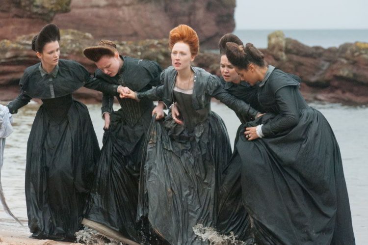 Мария — королева Шотландии, съемки фильма, кадр из фильма, Saoirse Ronan сирша ронан актриса