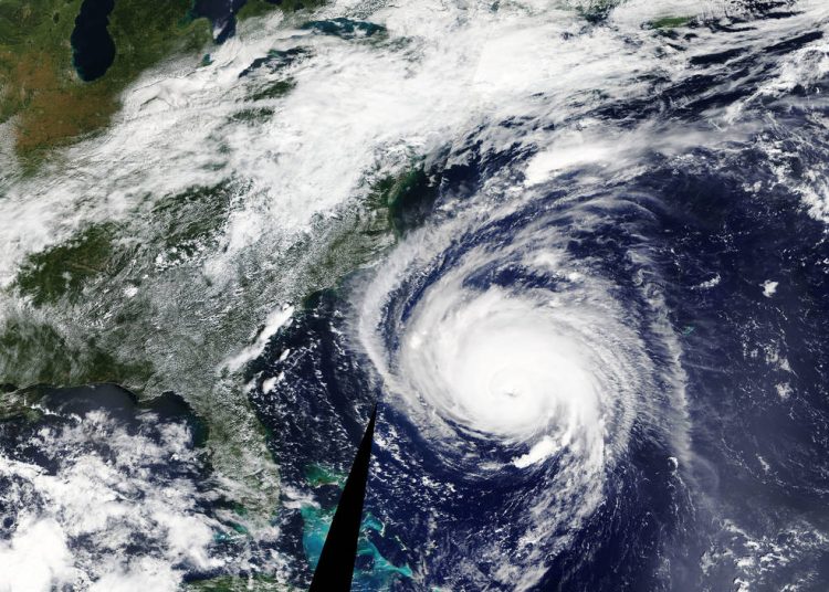Фото NASA, ураган, космос, флоренция, фото из космоса, земля
