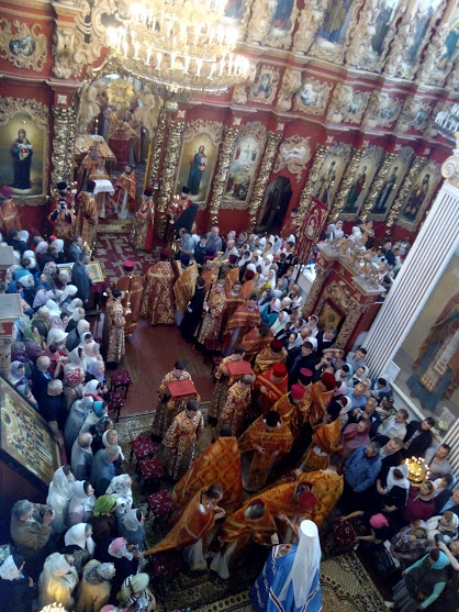 Мгарский монастырь, 400-летие Мгарского монастыря, литургия