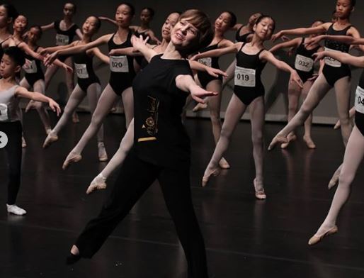 балет, урок, ученики