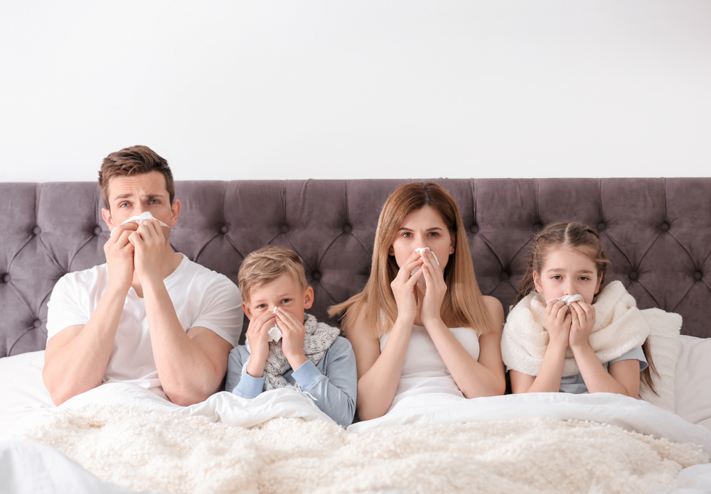 грипп, чем лечить, симптомы, семья