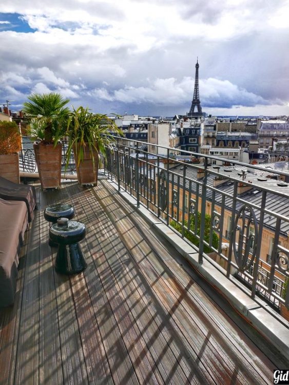 Поиск жилья во Франции, Hotel Marignan Champs-Elysées, отели Парижа, отели с видом на Эйфелеву башню, Париж, Франция