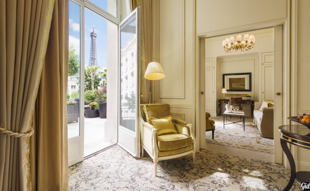 shangri-la hotel paris, отели Парижа, отели с видом на Эйфелеву башню, Париж, Франция, вид из окна