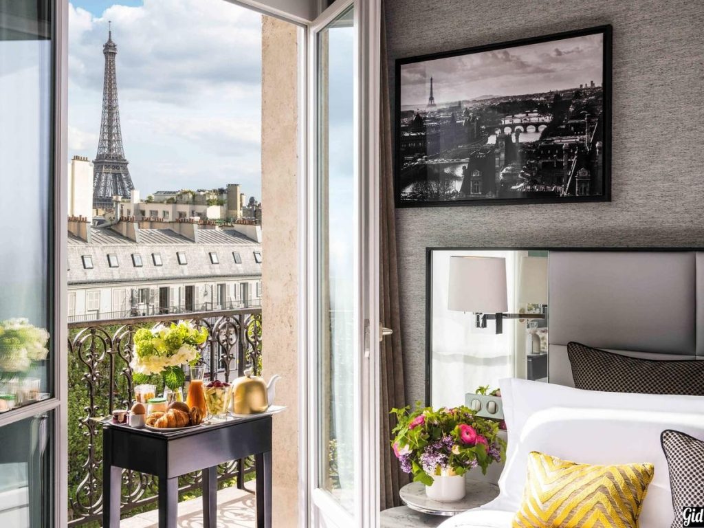 Sofitel Paris Baltimore Tour Eiffel Hotel, отели Парижа, отели с видом на Эйфелеву башню, Париж, Франция, вид из окна