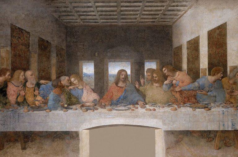 чем питался Иисус Христос, Тайная вечеря, фреска, Леонардо да Винчи