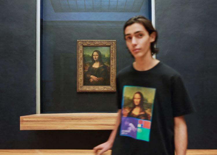 Джоконда, Мона Лиза, футболка, Лувр